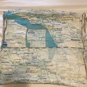 Kate Spade map scarf